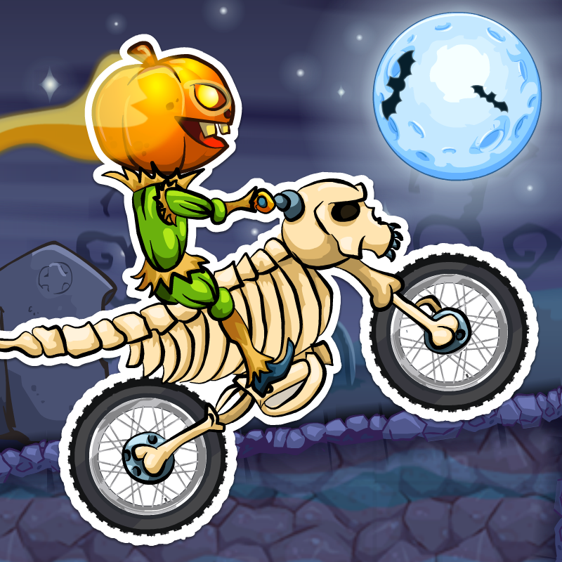 Moto X3M SpookyLand logo